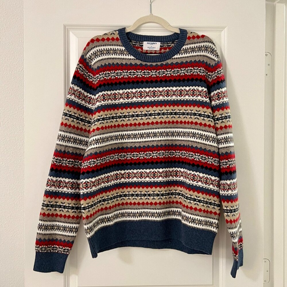 Old Navy Fair Isle Sweater, NEW